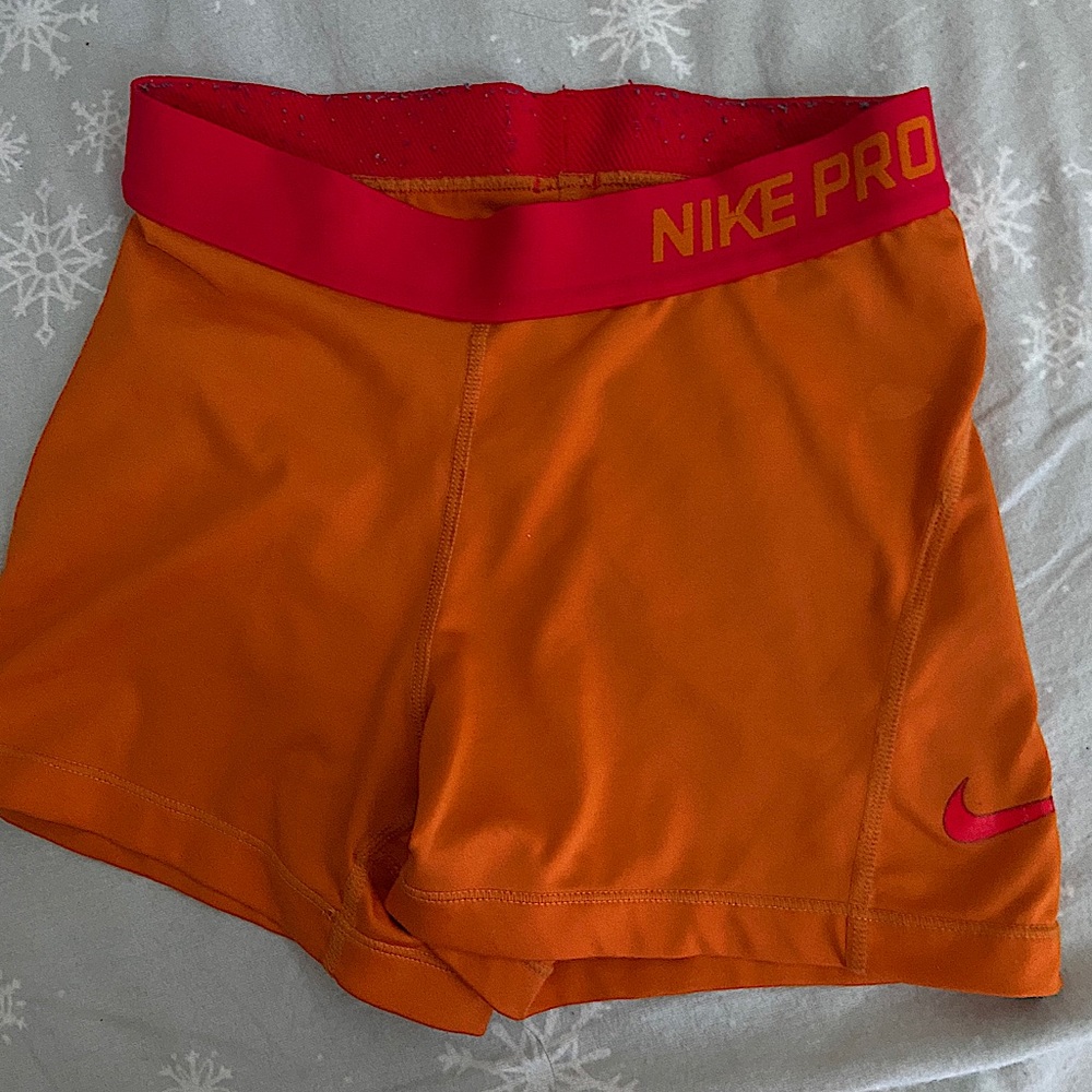 Size Small Orange Nike Pros